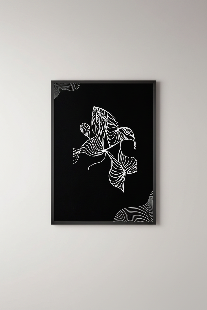 Art print. Não se afogue, não se afobe.